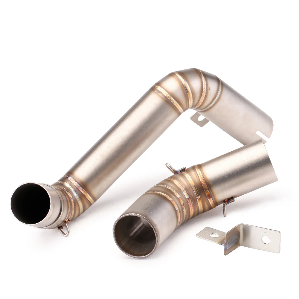 For KTM DUKE 200 390 2012 2013 2014 2015 2016 Motorcycle Exhaust Tip Muffler Escape Silencer Link Tube Middle Connection Slip-on
