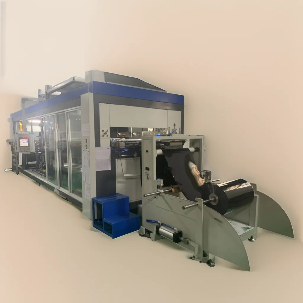 Vacuum forming machines for the manufacture of lamp covers Thermoforming machines Plastic forming machines