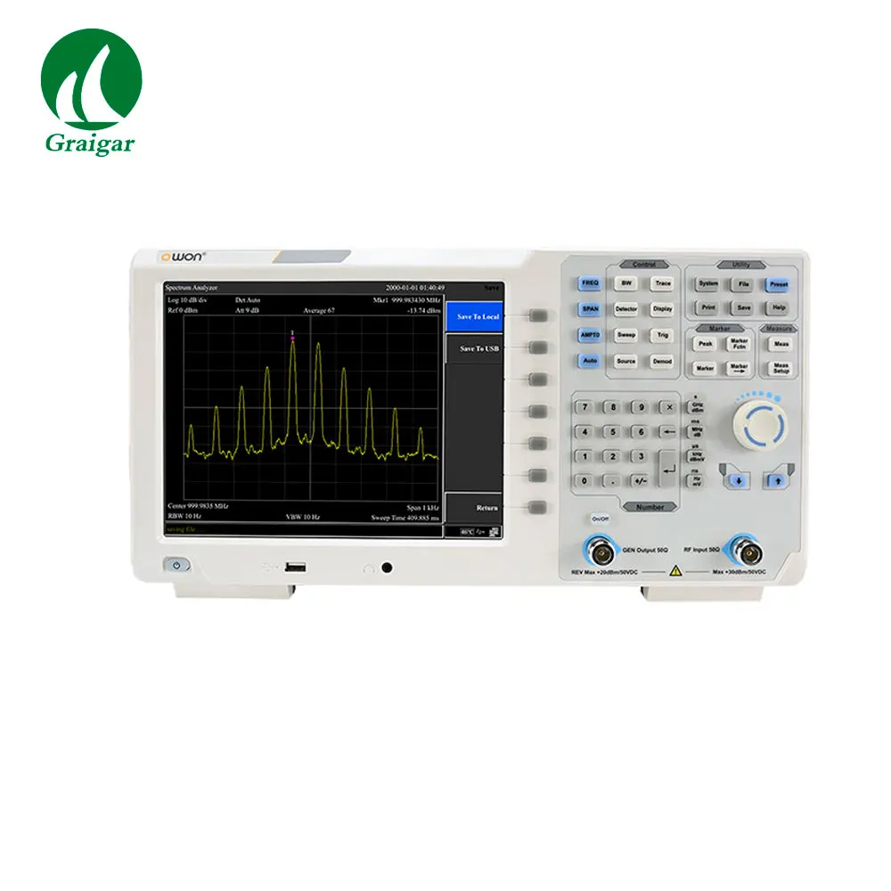 Owon XSA1015-TG Spectrum Analyzer Range 9kHz-1.5 GHz