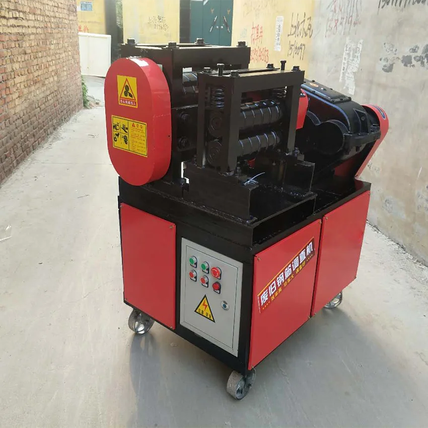 China Waste Round Bar Straightener Supply Scrap Bar Straightening Machine