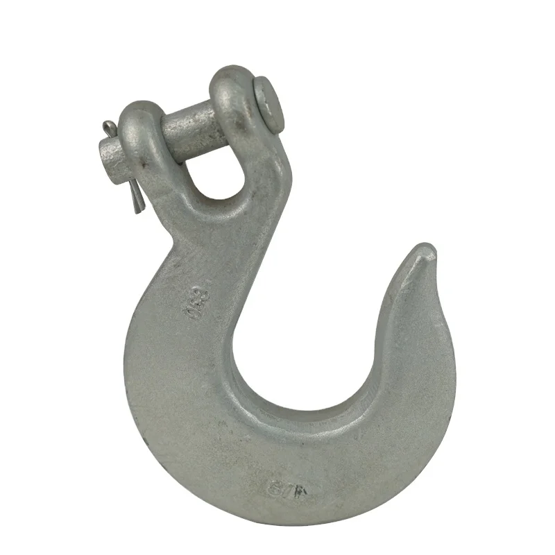 BOHU High Quality Galvanized Clevis Slip Hook G70 Forged Steel Towing Winch Hook Clevis Slip Hook