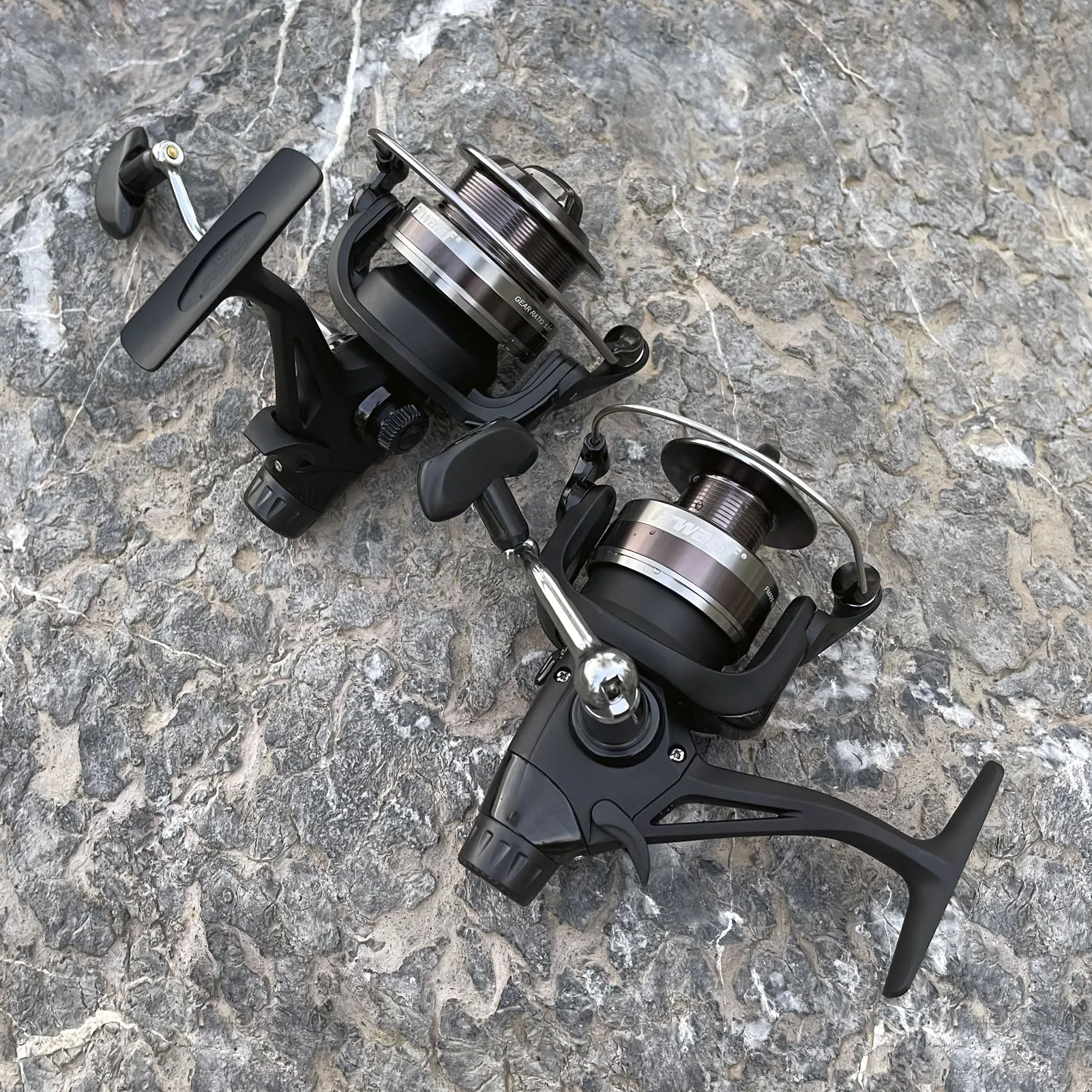 Frwanf De Pesca Fishing Reels Double Loading Spinning Wheel Surfcasting 4000 5000 Fish Tackle Peche Metal Baitcasting Reel