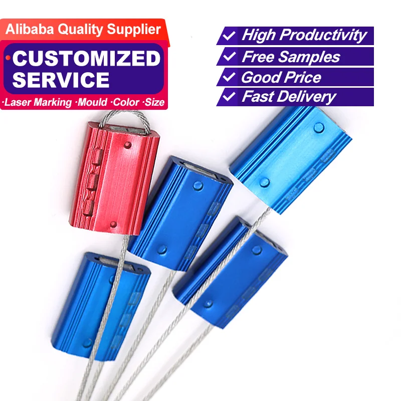 TX-CS106 security adjustable cable wire seal 5.0mm diameter Cable seal