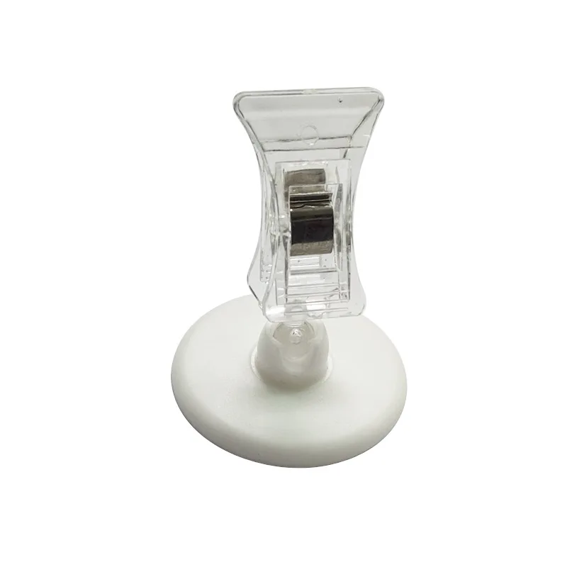 Пластиковые прозрачные поп-зажимы 47 мм цена-этикетка стеллажи рекламный знак