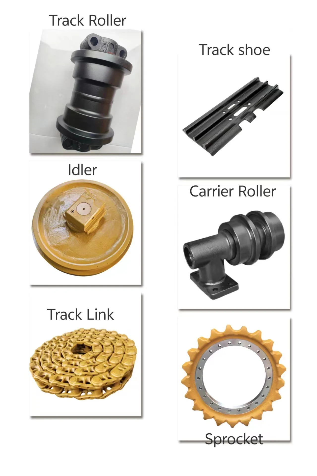 Kato Excavator Undercarriage Parts Hd250 Hd307 Hd308 Bottom Roller Track Roller for Replacement