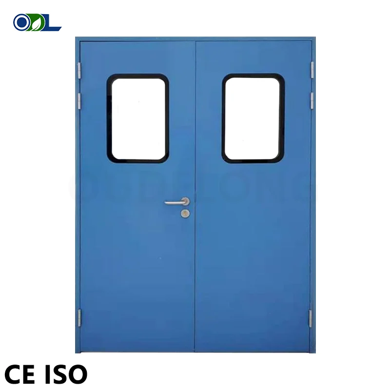 Good Quality Sophisticated Technology Clean Room Swing Hospital Purification Steel Door
