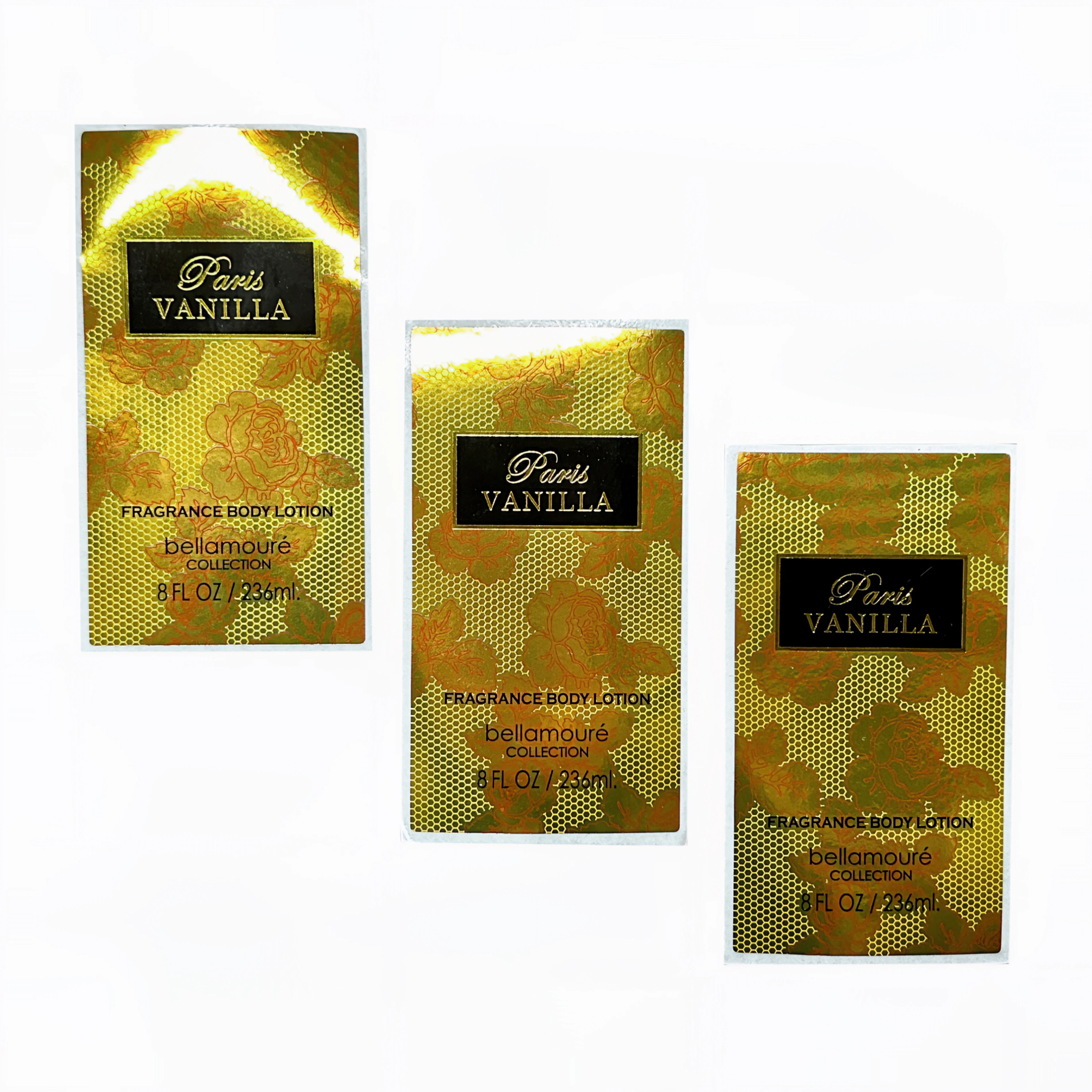 Custom Silver/Gold Metallic 3d Stickers Bopp Private Label For Perfume Private Label bottle stickers