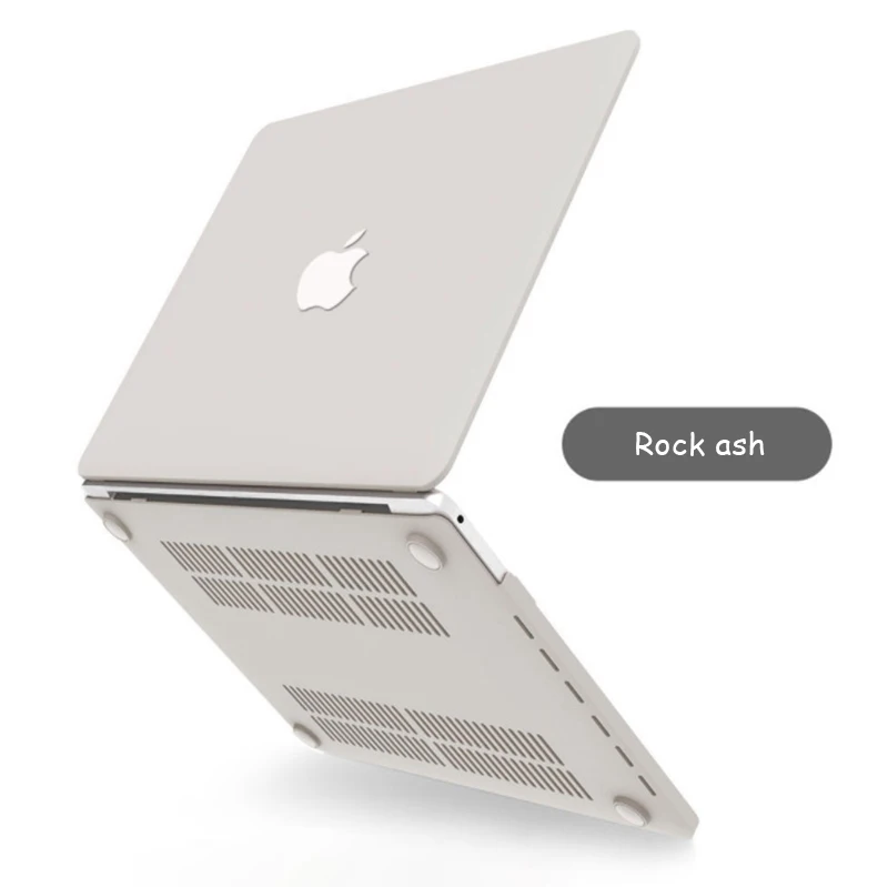 Тонкий матовый пластиковый жесткий цветной чехол для ноутбука Macbook Pro 13