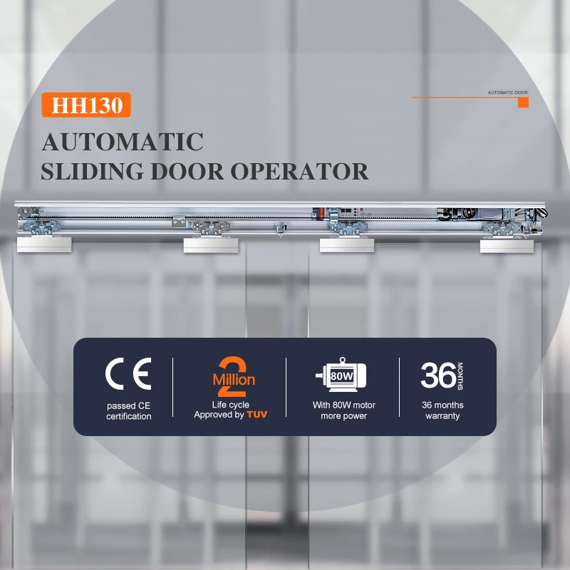 Ningbo Doortec HH130  automatic sliding door system for commercial