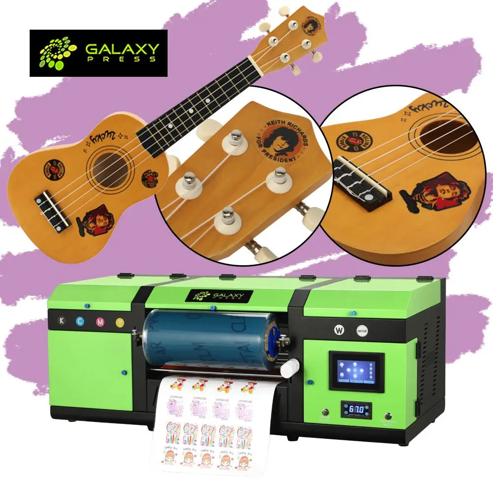 Galaxy UV DTF Printer A3 machine Inkjet Pet Film Sheet Sticker UV DTF Printing Machine