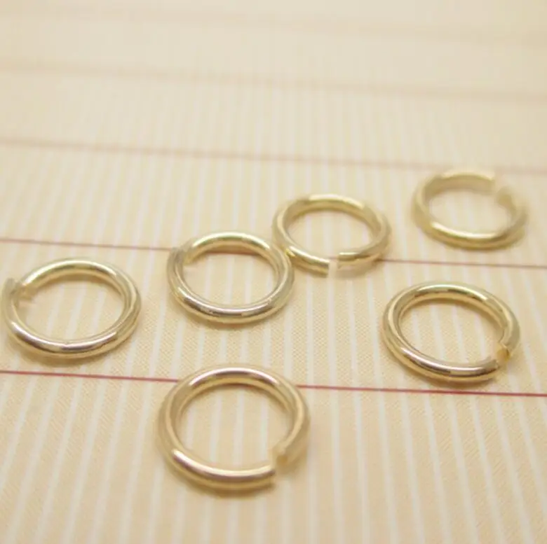 14K Gold Filled Open Hoop Jump Ring DIY Jewelry Accessories