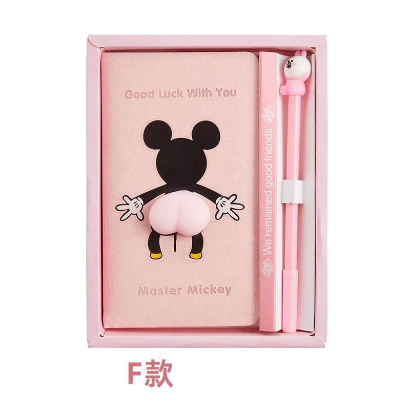 2024 new products High Quality Cute decompress student gift 3D Squishy Kawaii diary decompress notebook for kids boys girls