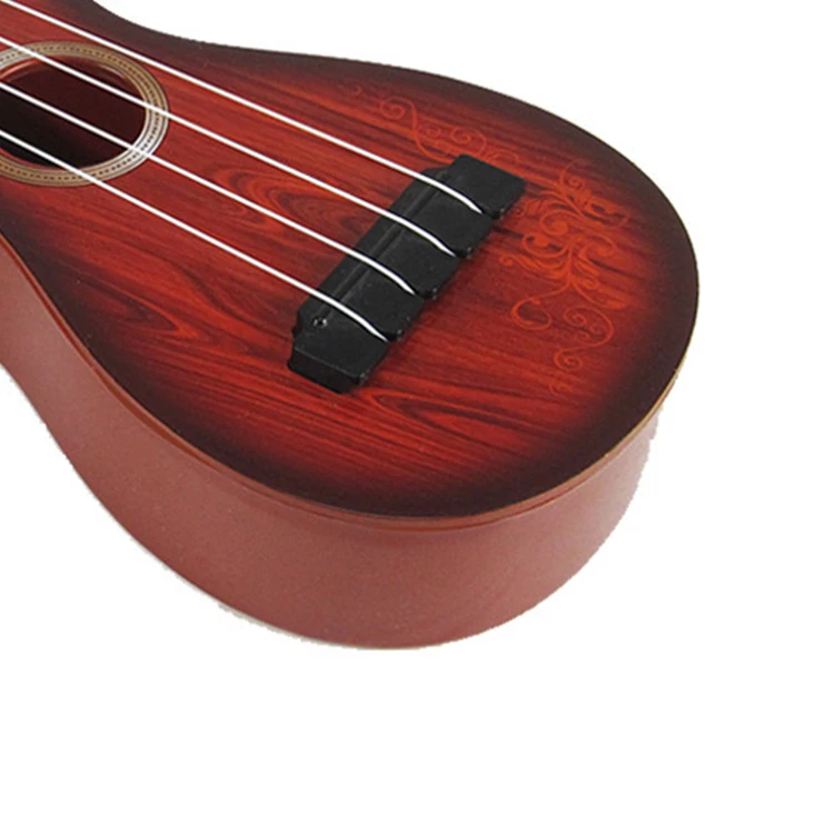 Wholesale Kids Vintage Early Education Musical Instrument Playing Guitar Beginner Boy Girl Toys Mini Ukulele Guita