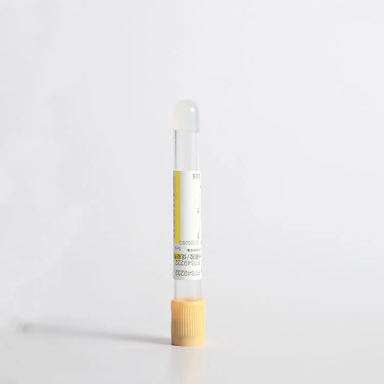 Трубка для забора крови, 5 мл, желтая вакуумная трубка-активатор геля и сгустков