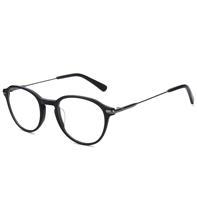 BT4305 Italian Eyewear Unisex Round Retro Acetate Eyeglasses Frame for Prescription Lens Eye Glass