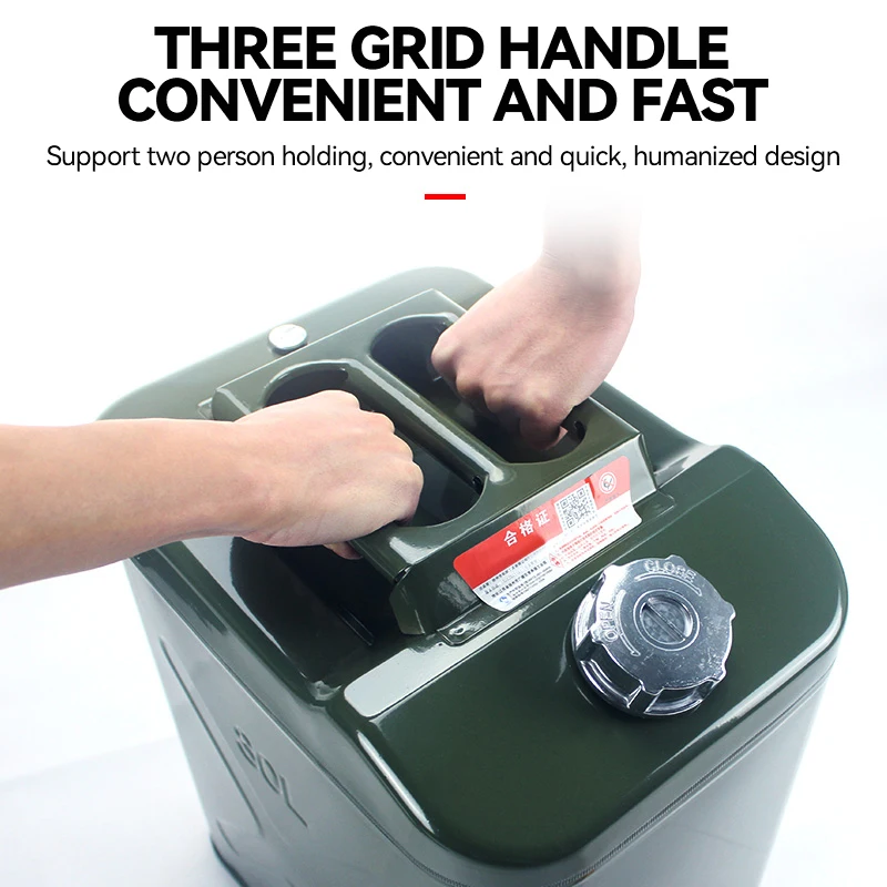 20L metal jerry can fuel tank oil container for car