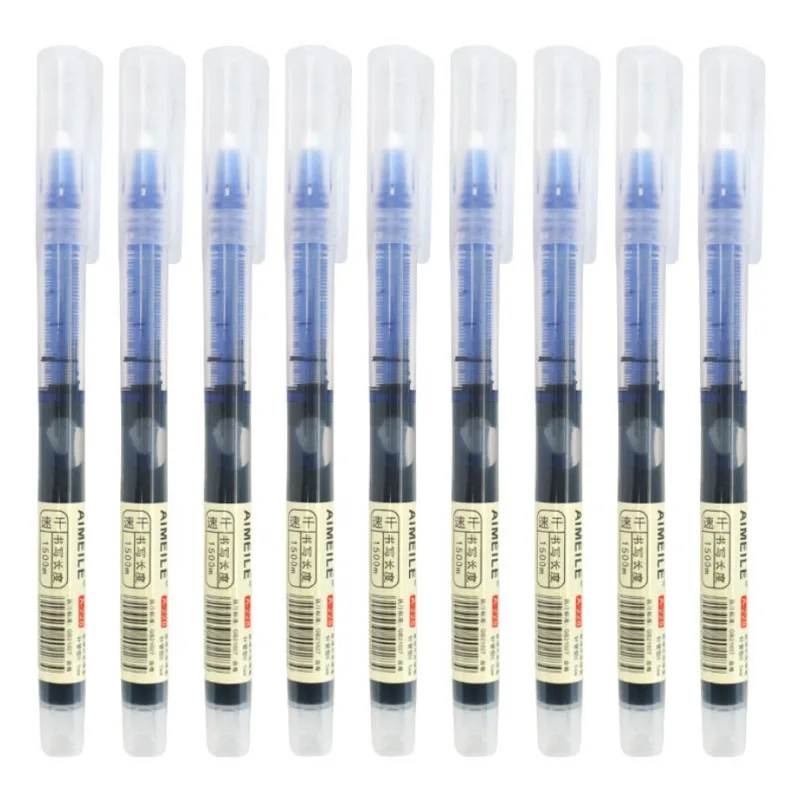 Large capacity direct liquid Roller Pen for students Simple quick drying Hand Ledger Neutral Pen 0.5mm color work pen