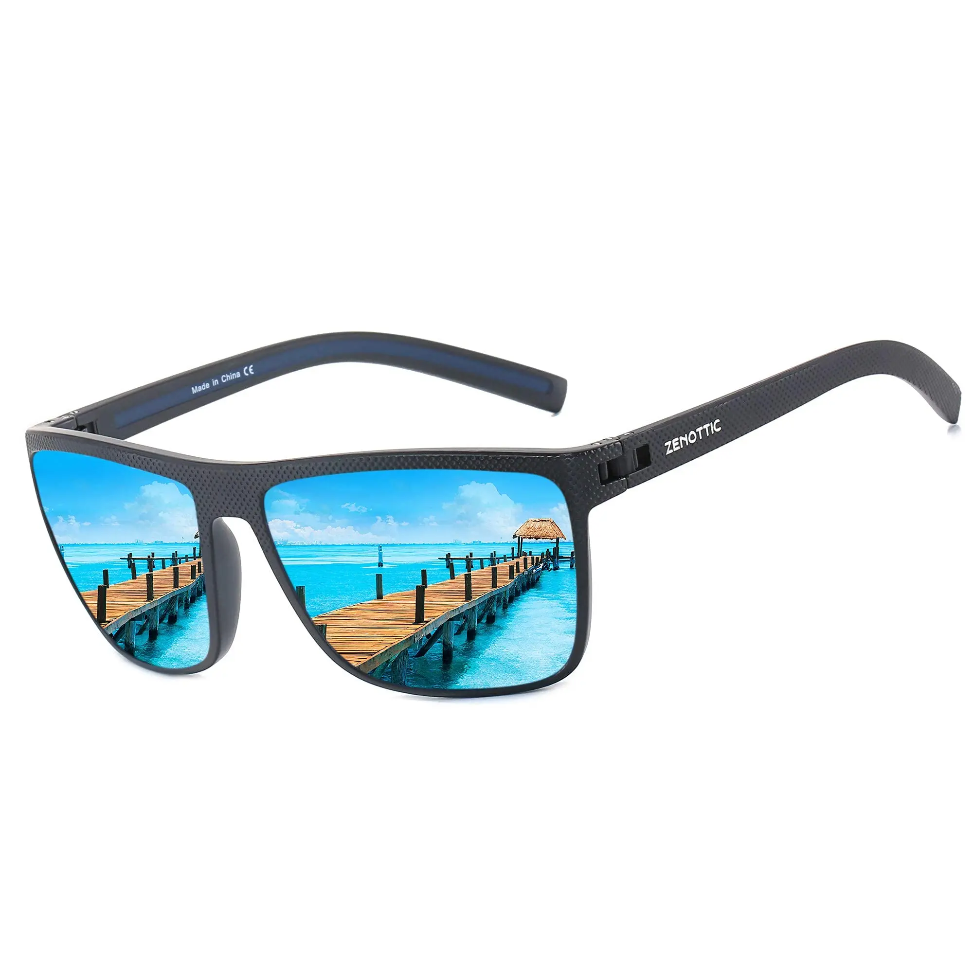 New arrival stylish custom logo sun glasses plastic frame polarized women sunglasses 2022
