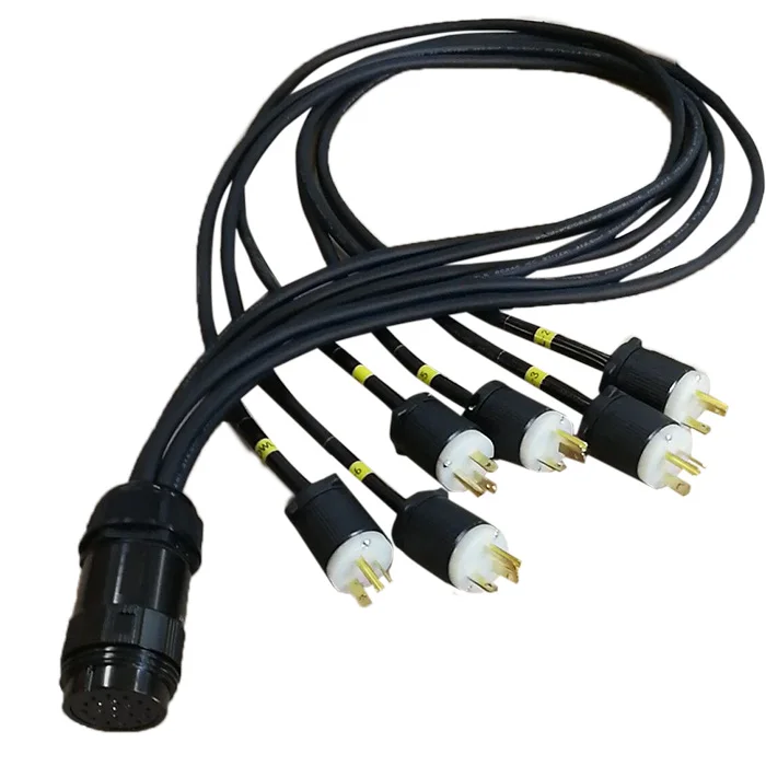 break out socapex cable for power cord IEC AC power cord