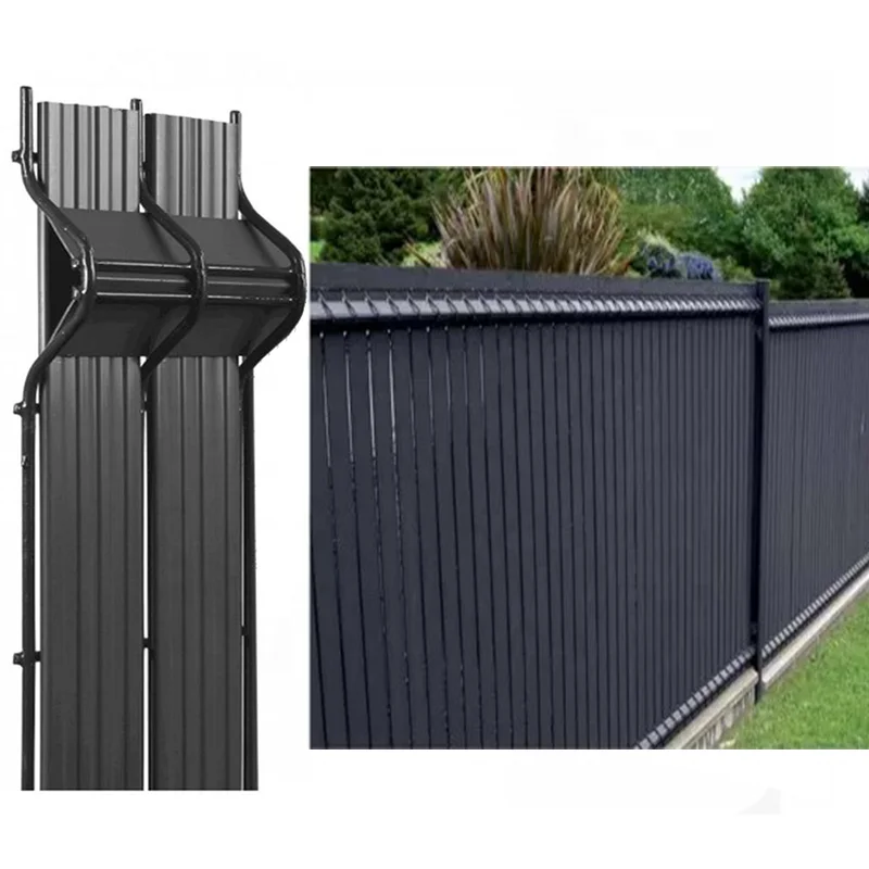 PVC Strip Protection UV Tarpaulin Slat with 3D Welded Wire Fence Rigid Panel for European market