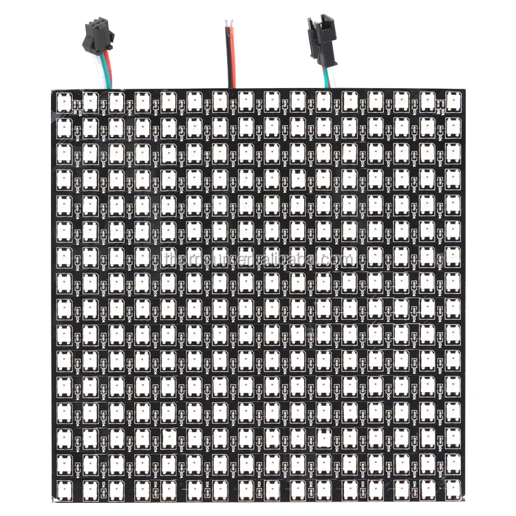 
16x16 256 pixels ws2812 flexible led matrix for display 
