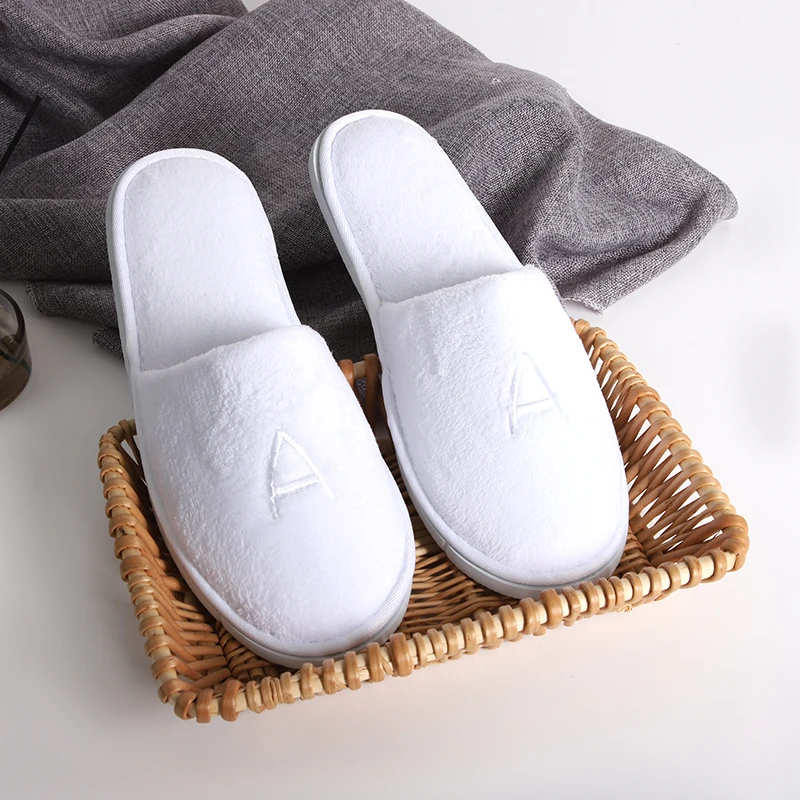 Custom Good Quality Disposable Hotel SPA Slippers