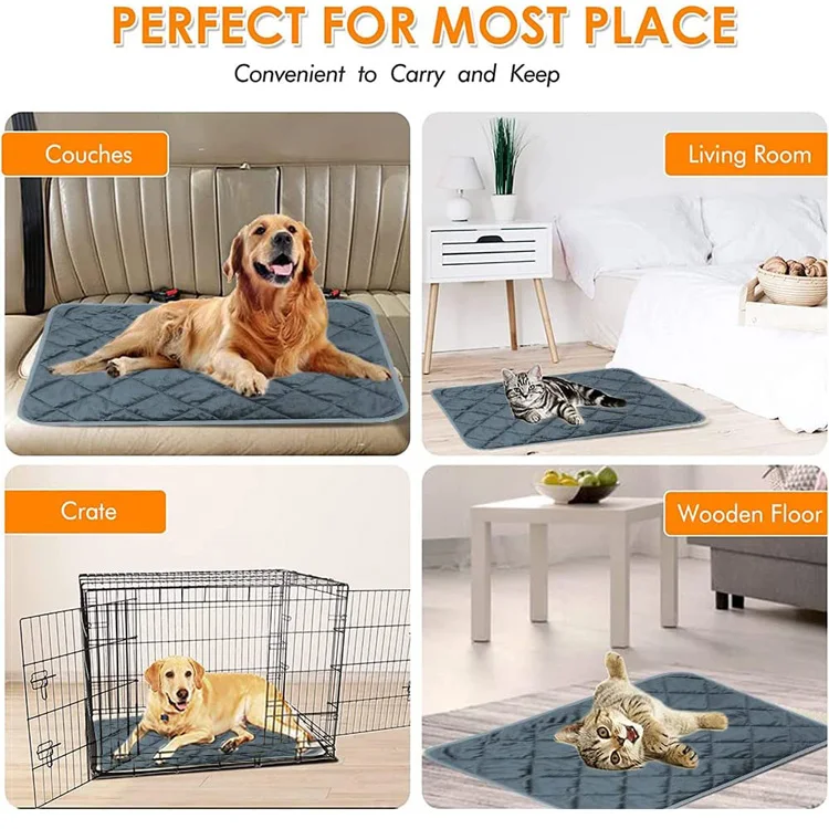 Pet Thermal Mat Super Soft Self Heating Pad Non Electric Antislip Dog Warming Bed Blanket For Dogs Cats