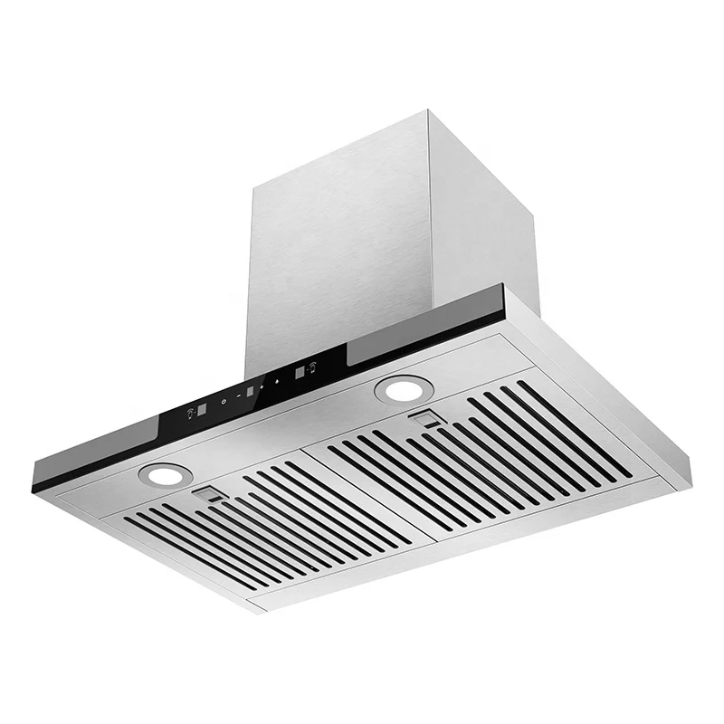 2022 Hot Sale T Shape Home Electric Chimney Range Hood H404 430 Stainless Steel Free Spare Parts Wall Mounted Series LOW Noise R