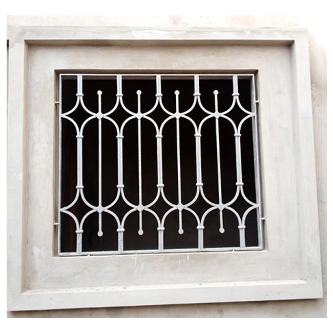 Luxury Elegant Window  Hand Forged Window Wrought Iron Windows