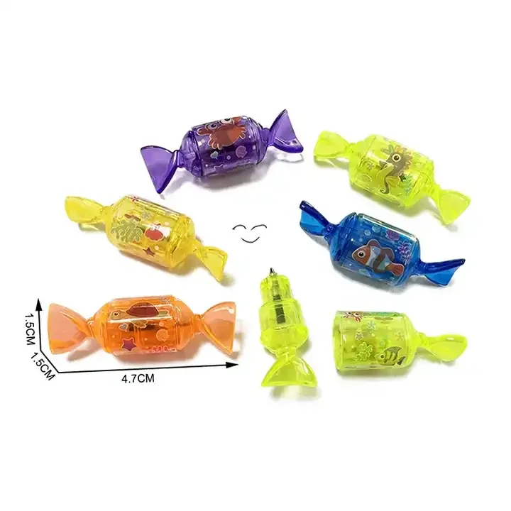 Plastic Sweets Shape Ball-Point Pen Toys For Children Early Educational Toy
