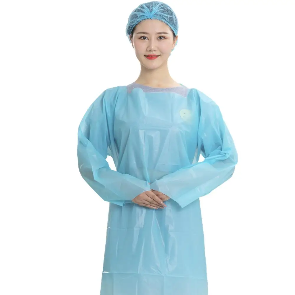 Disposable waterproof hair salon apron Disposable apron making machine tnt Disposable medical aprons cutting machine
