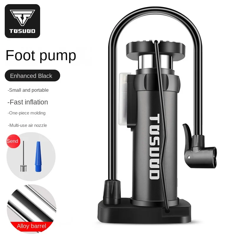 Портативный воздушный насос высокого давления TOSUOD универсальный бытовой аккумулятор Аксессуары для автомобилей велосипедов Ножные насосы новый стальной материал
