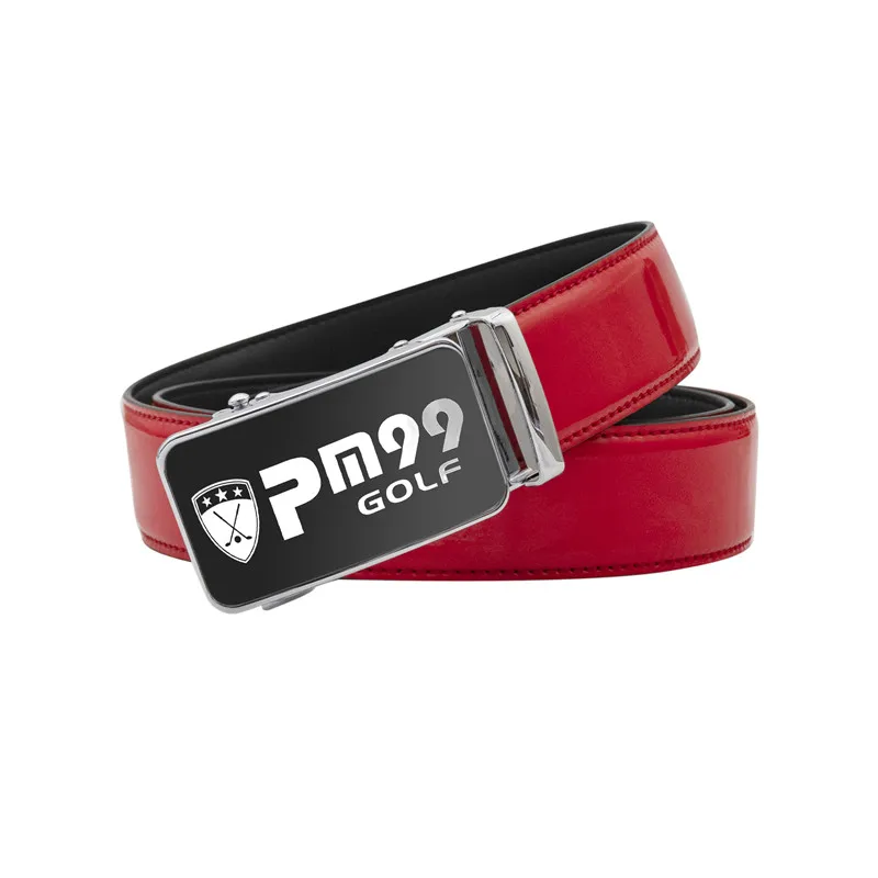 Wholesale Stylish Lightweight Unisex Adjustable Outdoor Cow Hide Golf Leather Belt Buckle for Cowboy  Golf Belts Men