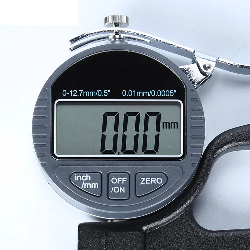 Циферблат цифровой толщиномер микрометр 0-12 мм 0 001 120