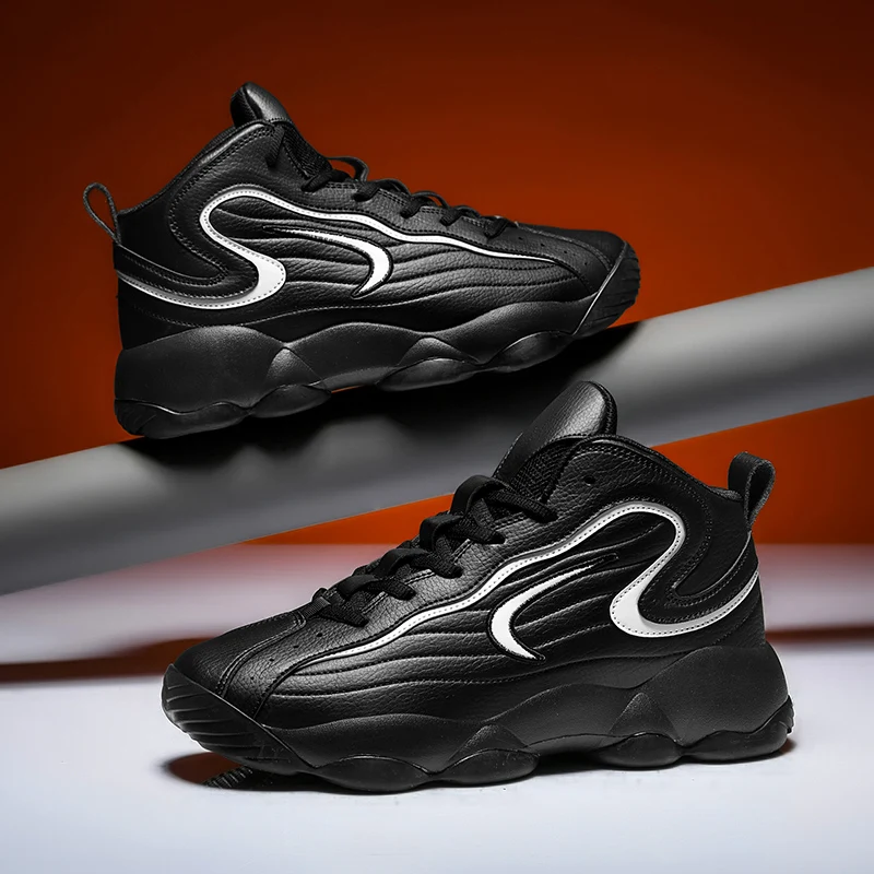 High Quality Fashion Durable Non-slip Sneakers Breathable Comfort Retro High Top Basketball Shoes Sizes