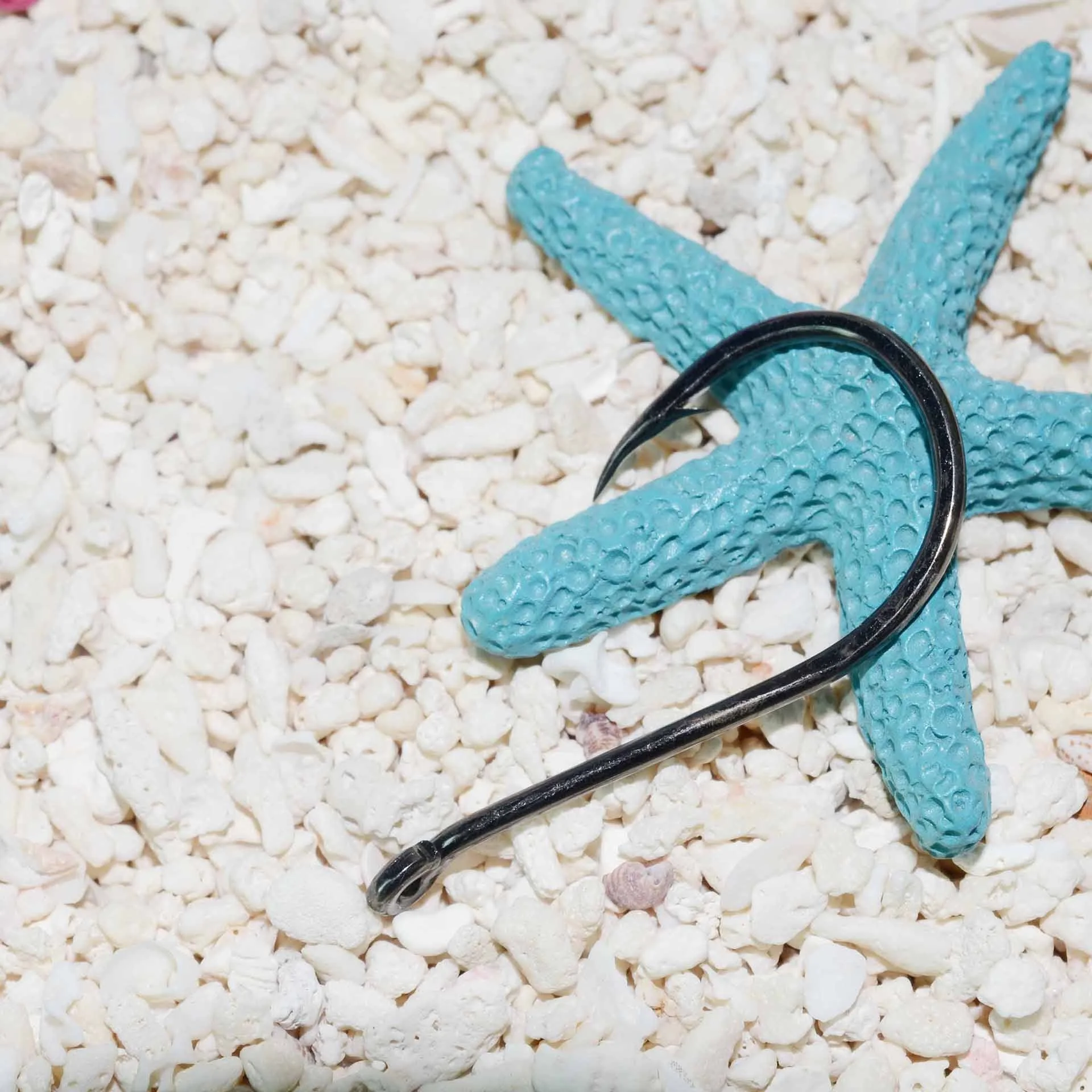 Factory Price 1#-16# High Carbon Steel 100 pcs/box Circle Big Barbed Fishing Hooks