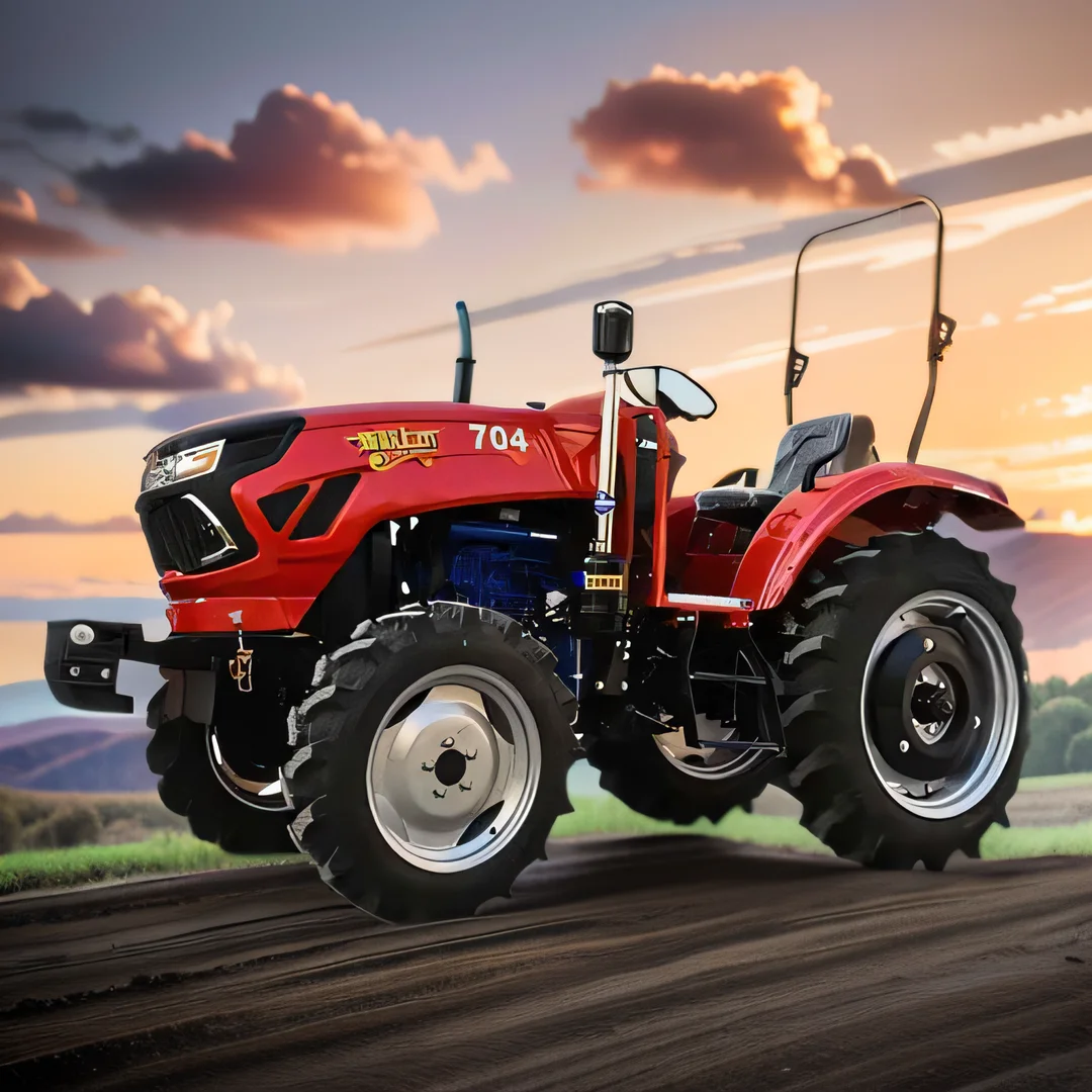 cultivators agricultural farming wheel tractor Small wheel tractor with front loader Compact tractor