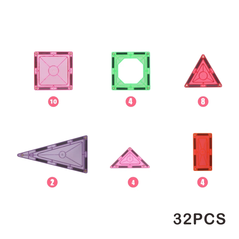 Children Educational Magnetic Toys Magnetic Building Blocks Magnetic Tiles For Kids