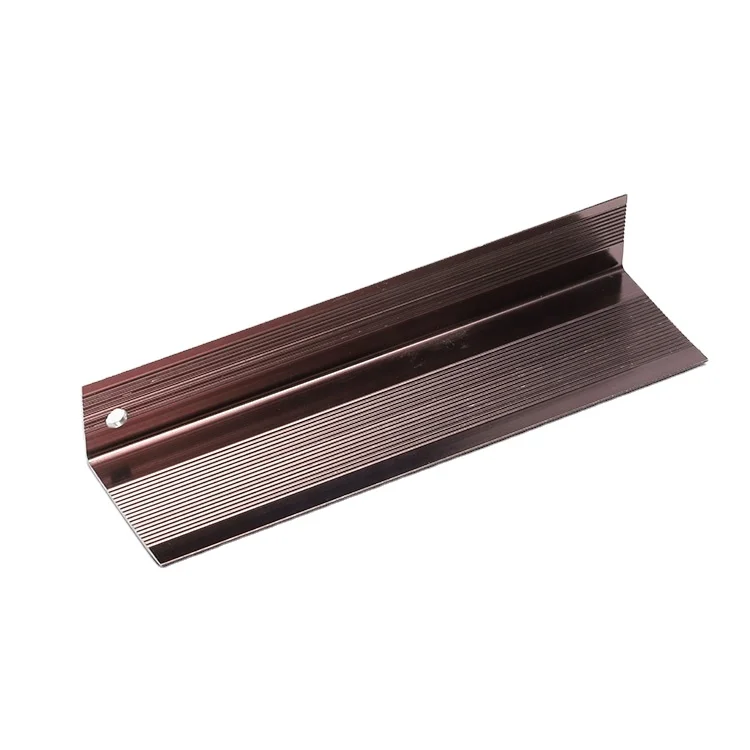 Misumi customized aluminum table stair t edging nosing step corner wall carpet round u edge trim profile for