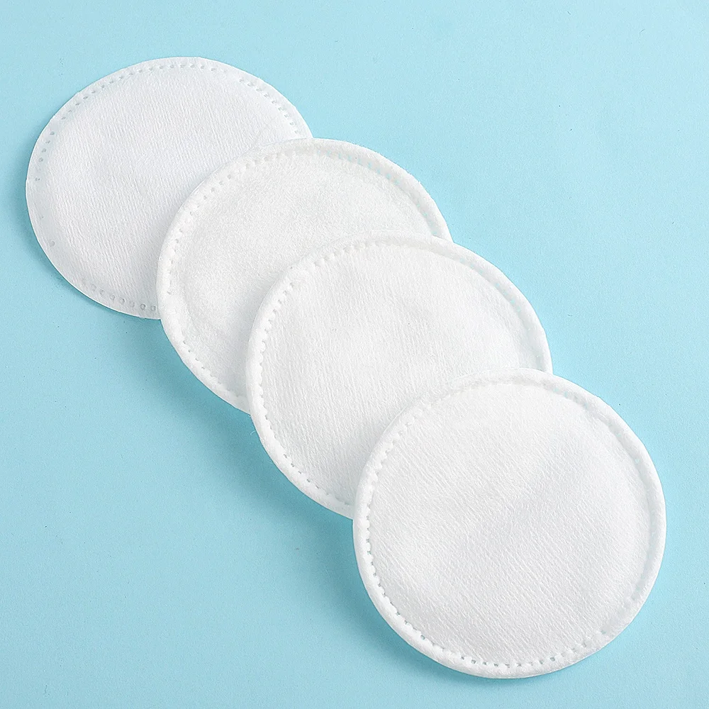 Individual customized printing pure fabric cotton pad beauty center accessories organic cotton pad cosmetic gift cotton pads
