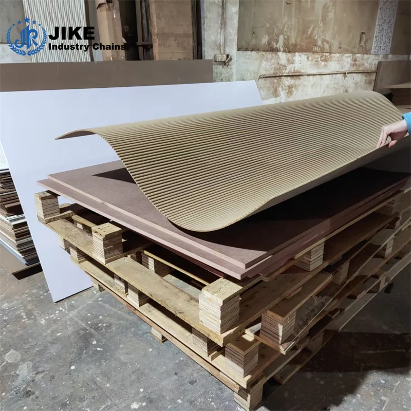 Flexible Bendable Wall Wood Board 3D MDF Decorative Wall Panel
