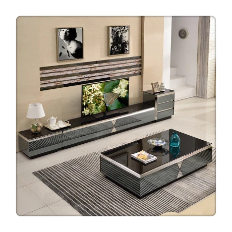 2022 Hangzhou Vermont Modern Design Living Room Furniture Wall TV Cabinet Stand Wooden Furniture