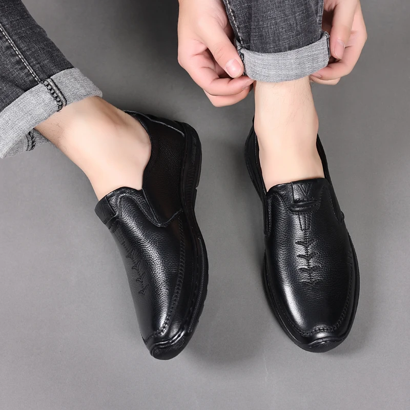 High quality Fashionable Italian Business Shoes for men GENUINE LEATHER Oxfords Dress Men Shoes