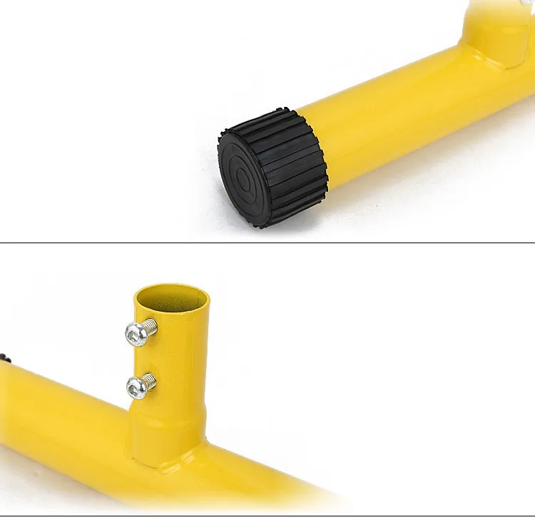 Yellow Adjustable Door Gym Horizontal Indoor Fitness Equipment Dip Bar Parallel Bar