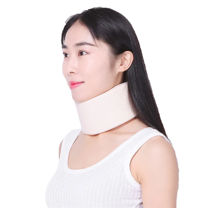 Custom Soft Foam Neck Brace Universal Cervical Collar Adjustable Neck Support Brace for Sleeping