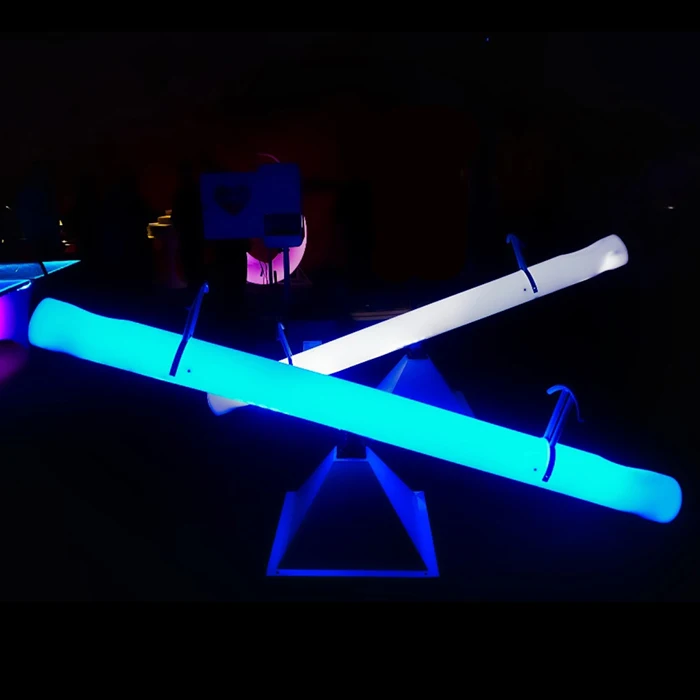 Funny park teetertotter Waterproof LED party Illuminated light up seesaw