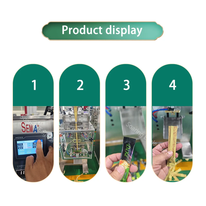 High speed automatic stick bag 3 in 1 instant coffee powder sachet filling packing machine