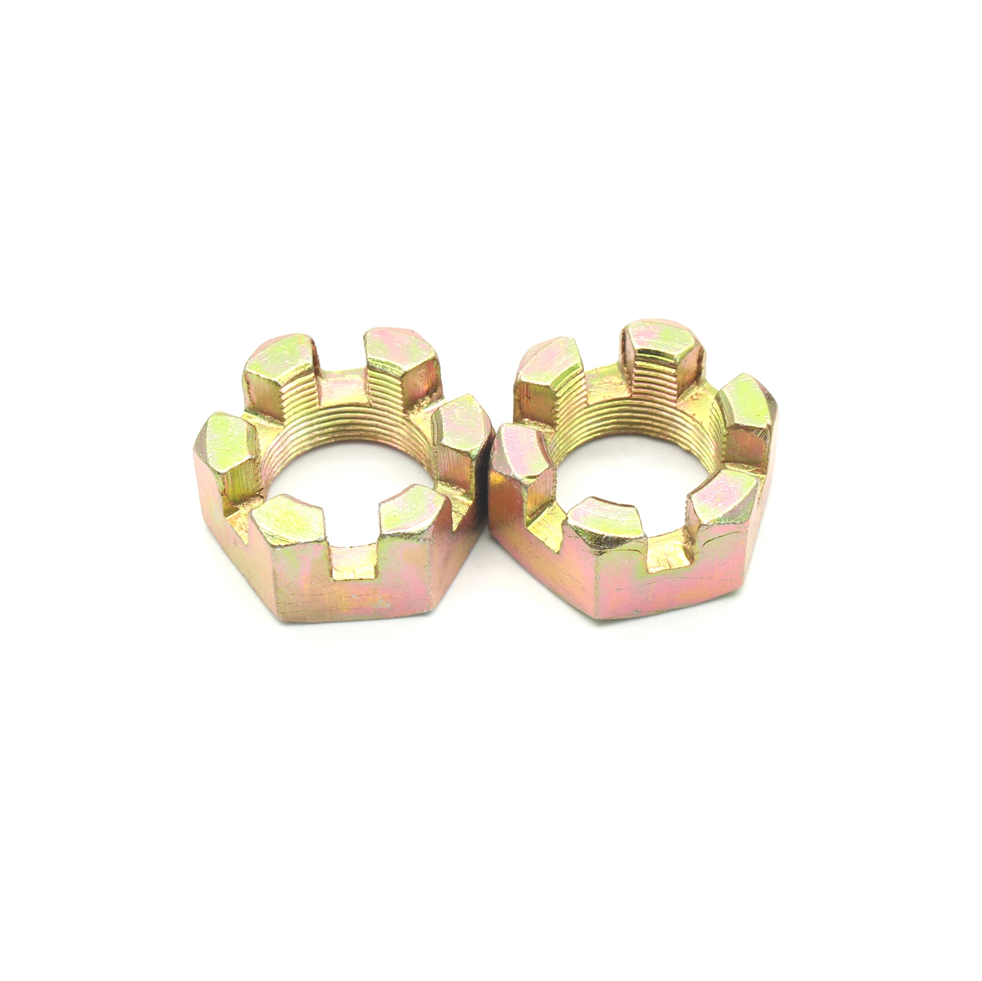 SLOTTED NUT  nut bolt High strength carbon steel slotted nut