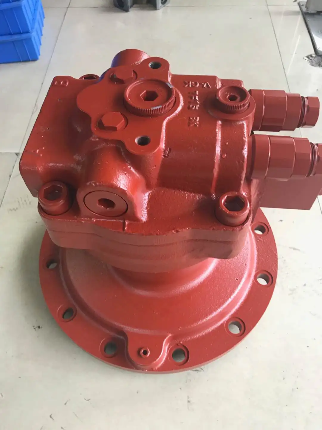 M2X63CHB swing motor,KAWASAKI KPM M2X63CHB-13A-25/265-60-2 hydraulic swing slew drive motor assy