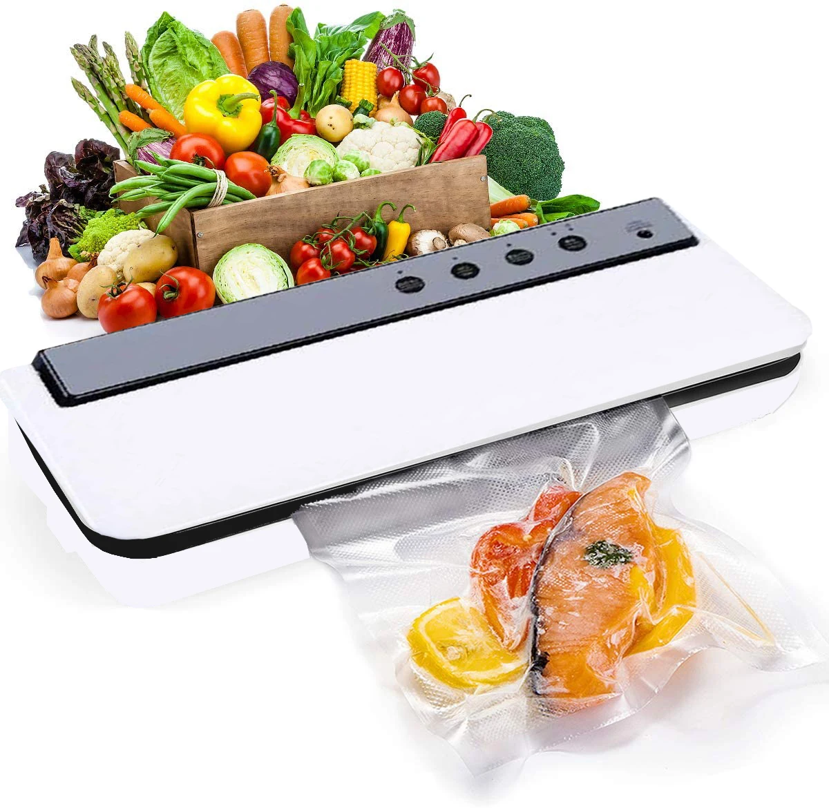 
Vacuum Sealer Machine Selladora al vacio Automatic Sealing Food Saver Sealer sellador de alimentos al vacio 